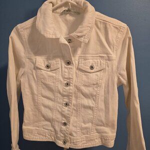 CLEO WOMENS GIRLS DENIM JACKET